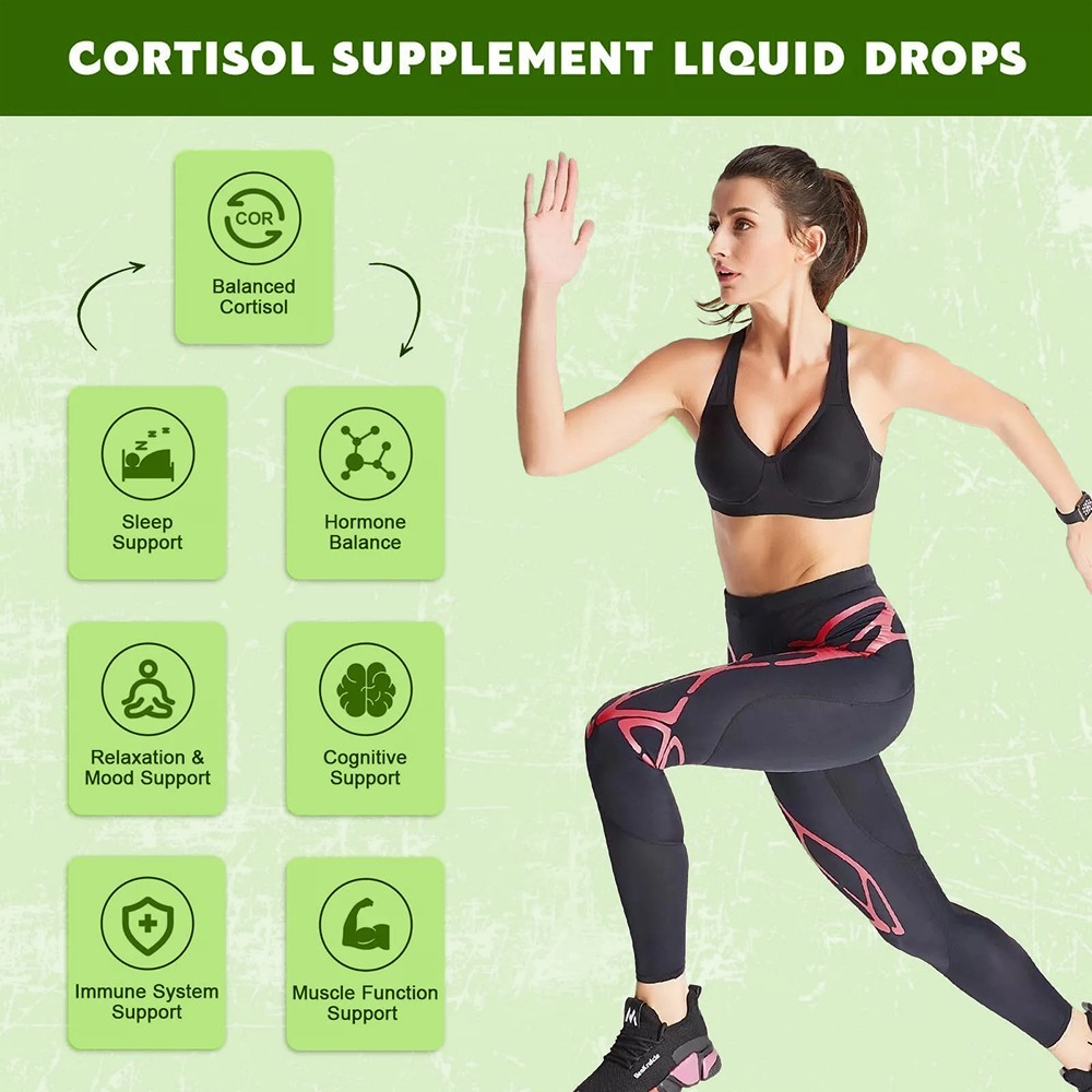 Cortisol Wellness Liquid Drops Balancing Cortisol Level Promot Overall Health