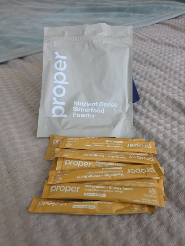 Proper The Greens Daily Boost Powder Pineapple Mango 15 Sticks (87g)
