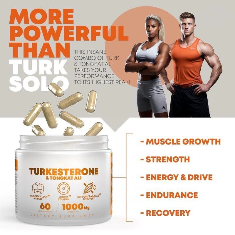 Turkesterone 1-5X 1000 Mg Organic Caps Vitamin Muscle Development & Recovery