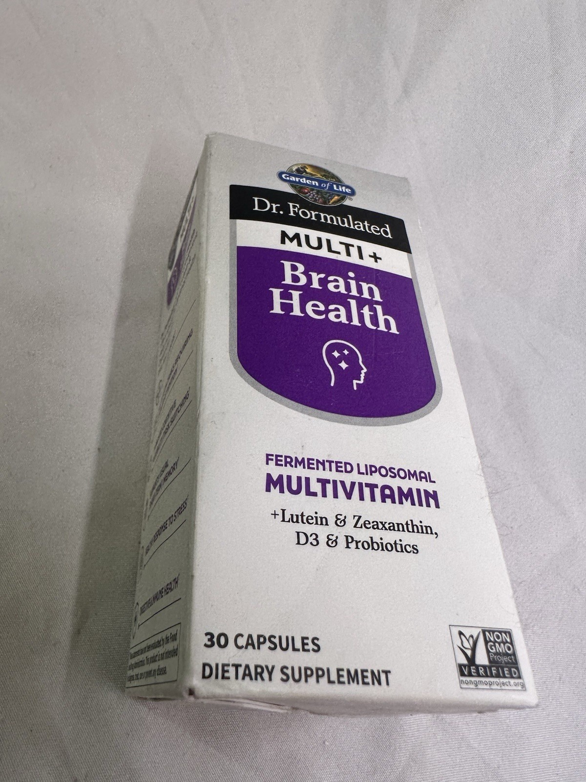 Garden of Life, Dr. Formulated Multi+, Brain Health, 30 Caps Exp. 03/26