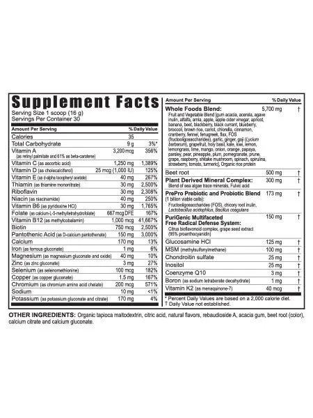 Beyond Tangy Tangerine 2.5 Tropical Tangerine Ultimate ALL IN ONE vitamins