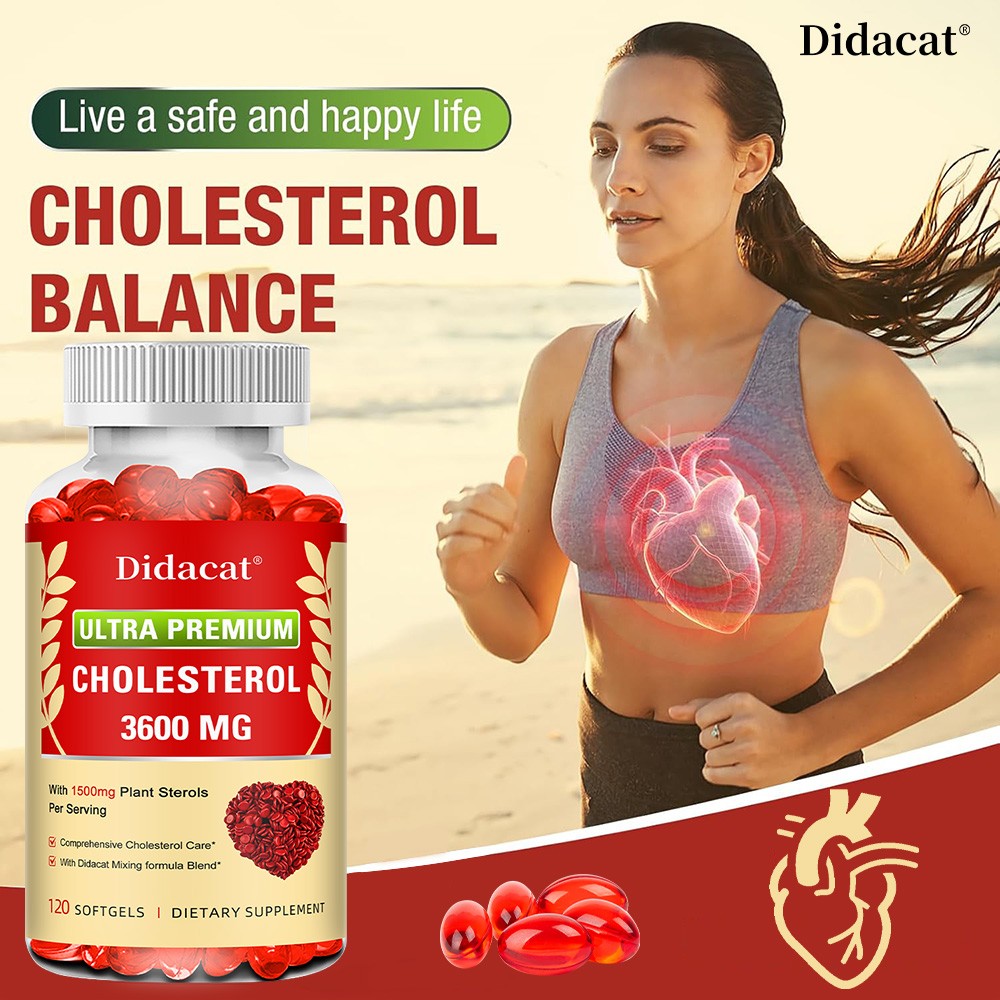 Ultrapremium Cholesterol 3600 Mg Maintaining Healthy Heart 30-120 Softgels US