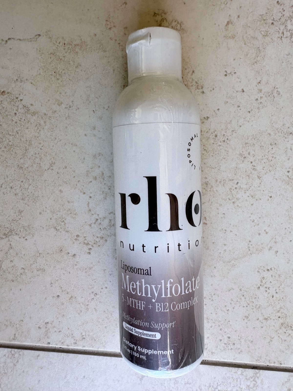 rho nutrition Liposomal Methyfolate 5-MTHF + B12 Complex (Lot of 3 Bottles)