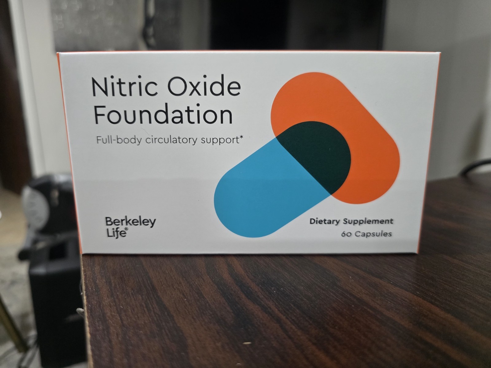 Nitric Oxide Foundation Supplement 60 capsules Berkeley life fast shipping.
