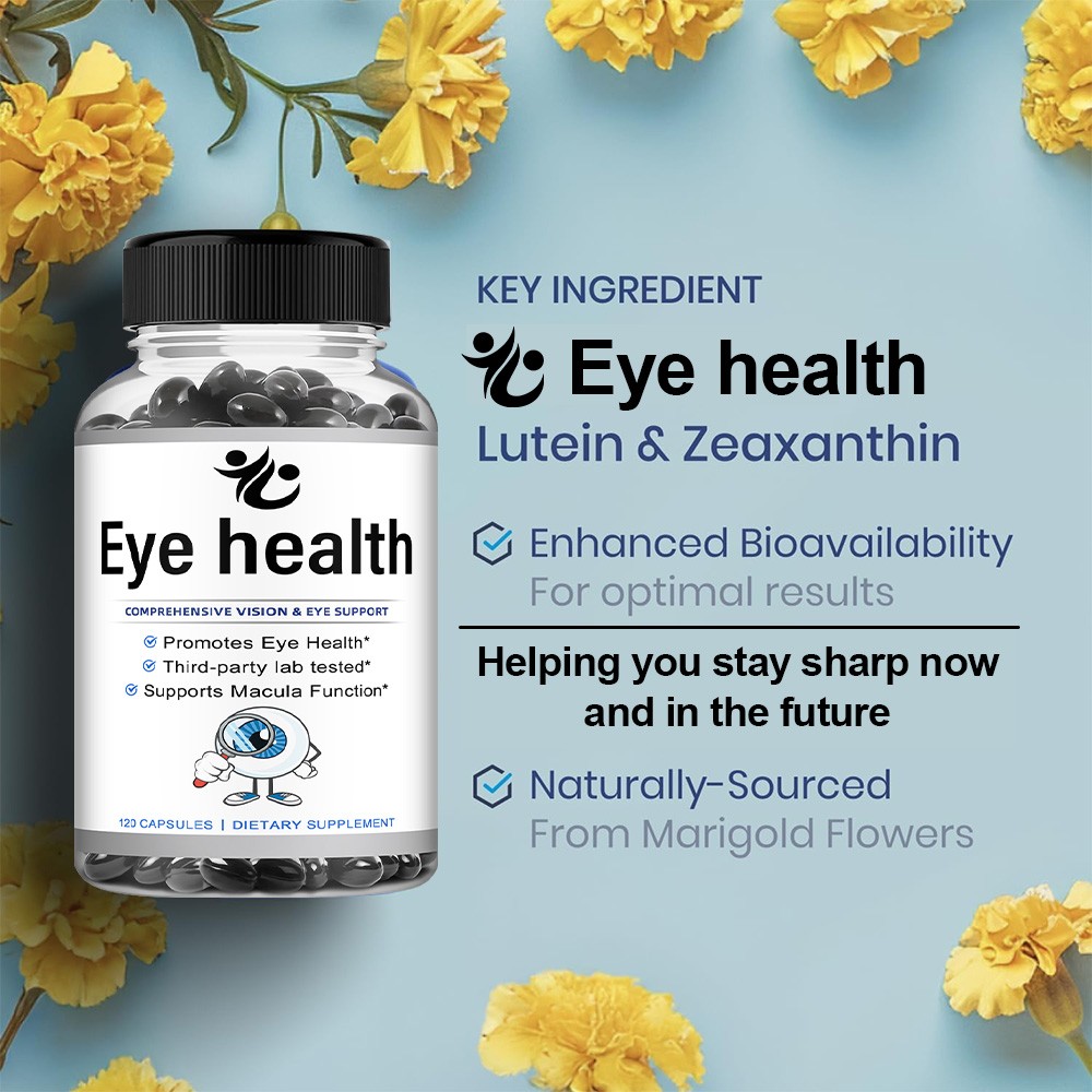 Eye Capsules Brain Vision Health Vitamin A E Tomato Fruit Extract Antioxidant
