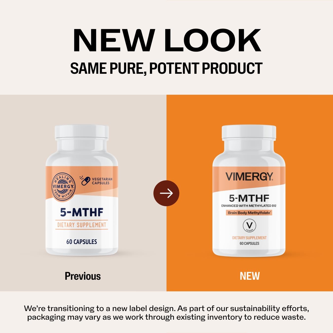 Vimergy 5MTHF Capsules – 60 Servings 1 Capsule/Serving 8500mcg LMethylfolate …