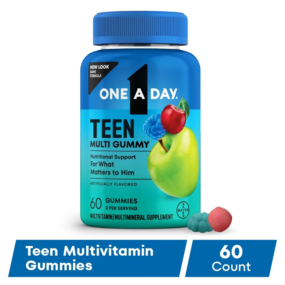 One a Day Teen Multivitamin Gummies for Boys 150 Ct Daily Vitamins