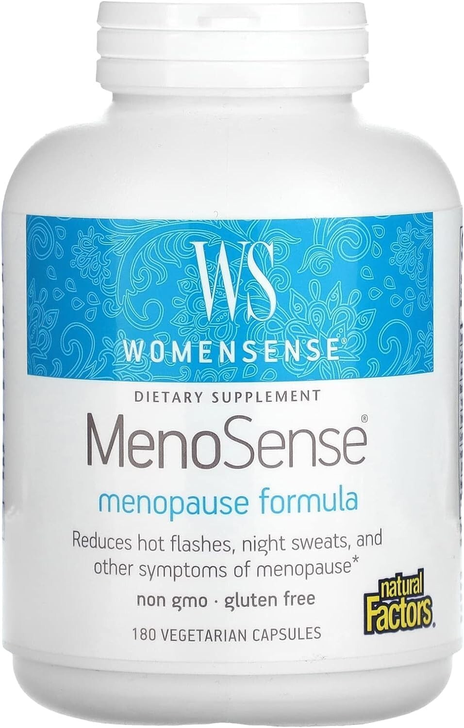 Natural Factors WomenSense MenoSense menopause formula 180 caps