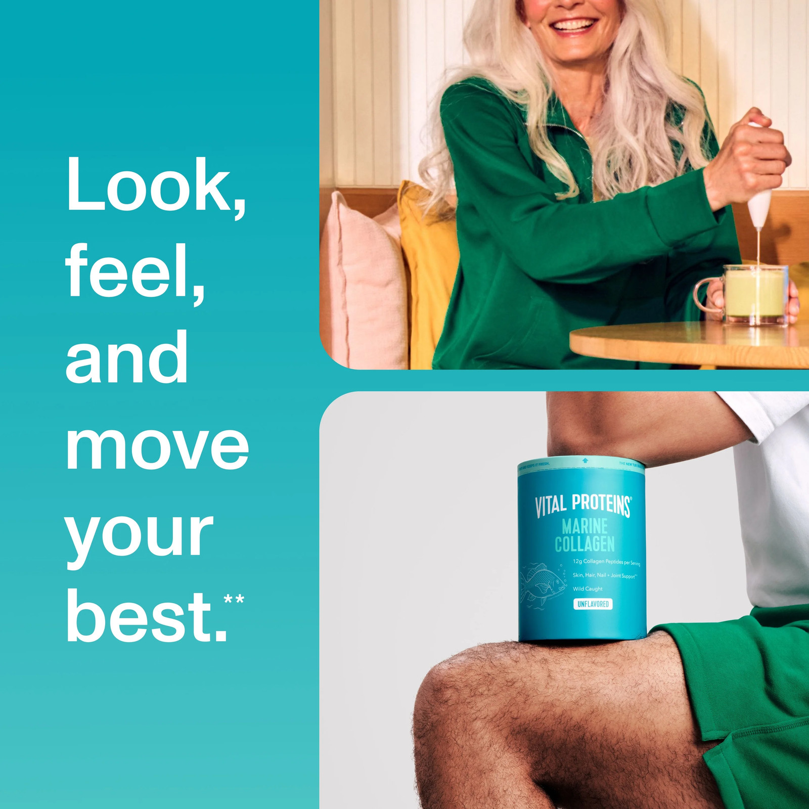 Marine Collagen Peptides – Hair, Skin, Nails, Joints | 12g Serving