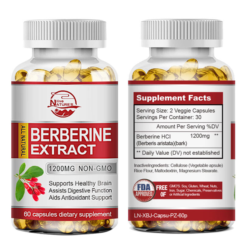 240PCS NL Blood Sugar Support Supplement 1200mg Berberine Cinnamon Extract Pills