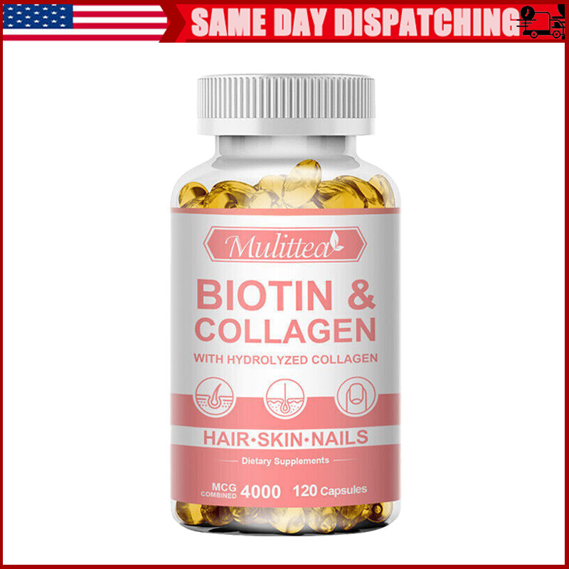 Collagen Hydrolysate with Biotin Vitamin C Support Healthy Hair Skin Nails