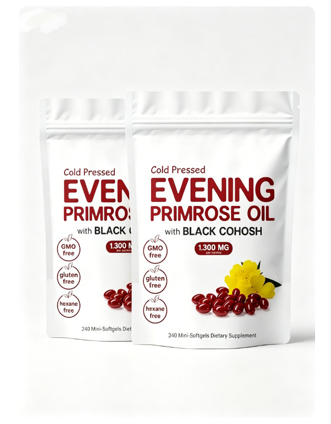 1-3pcs Evening Primrose Oil 1300mg 240Softgels Black Cohosh Women Health Support