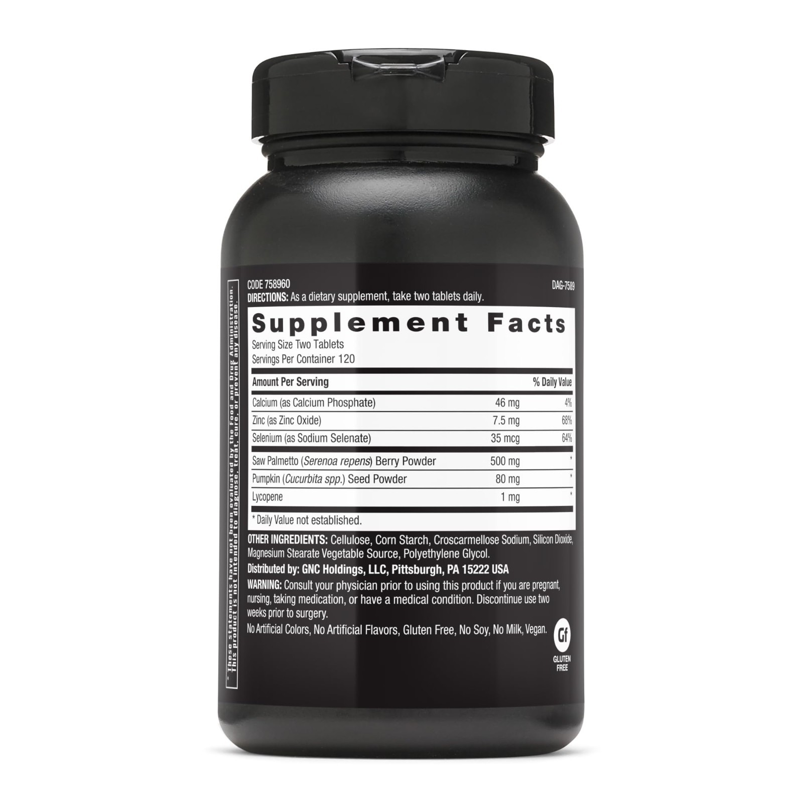 Mega Men Saw Palmetto Supplement for Men – Healthy Hormone Support, 240 Tablets