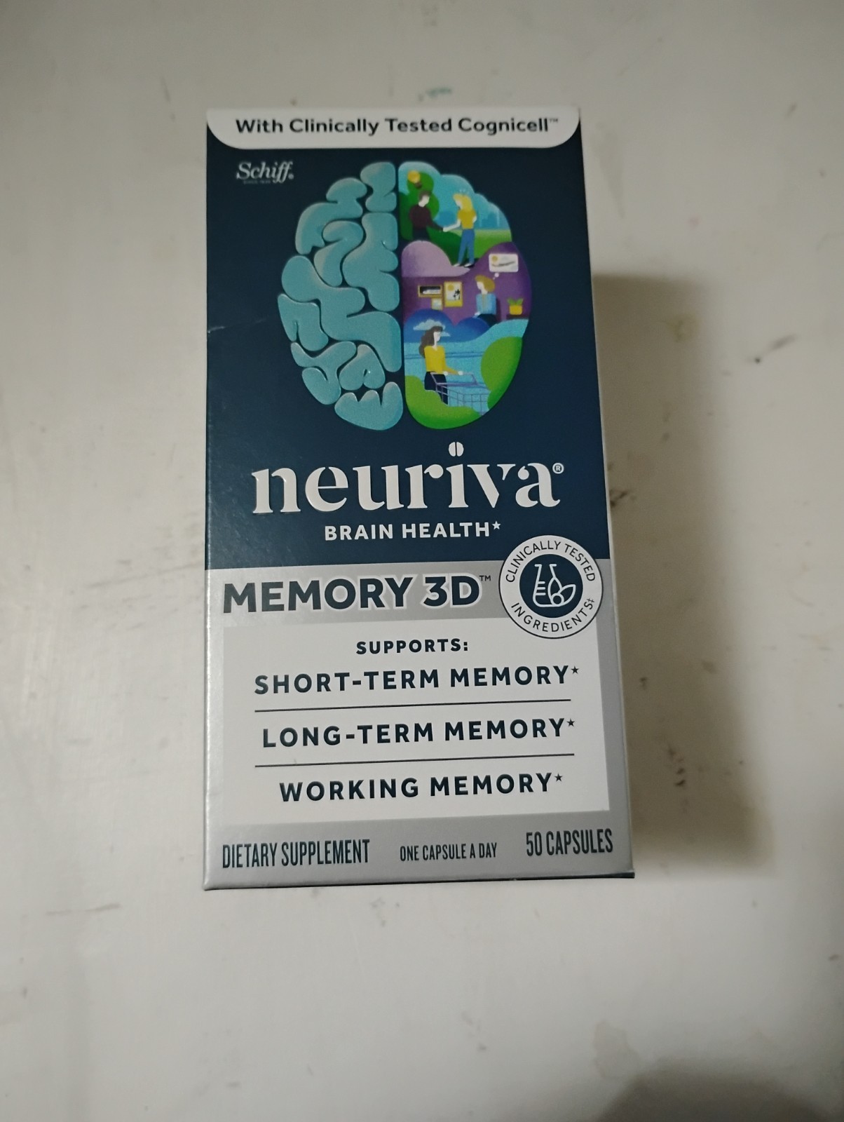 Neuriva Memory 3D Brain Health – Memory, 50 Capsules Exp 12/2027