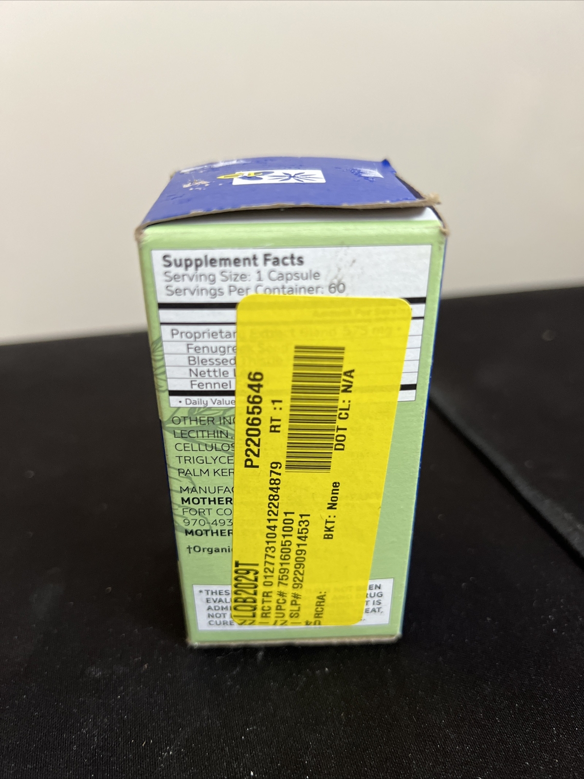 Motherlove More Milk Plus Supports Lactation Herbal Supplement – 60 Ct Exp 3/26