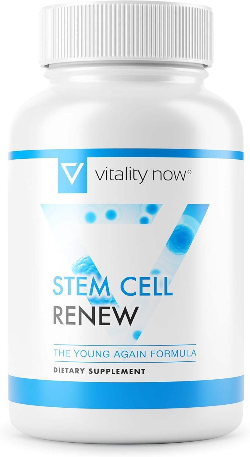 Unflavored Stem Cell Renew Capsules: Rejuvenate Your Body & Mind – 30-Day Supply
