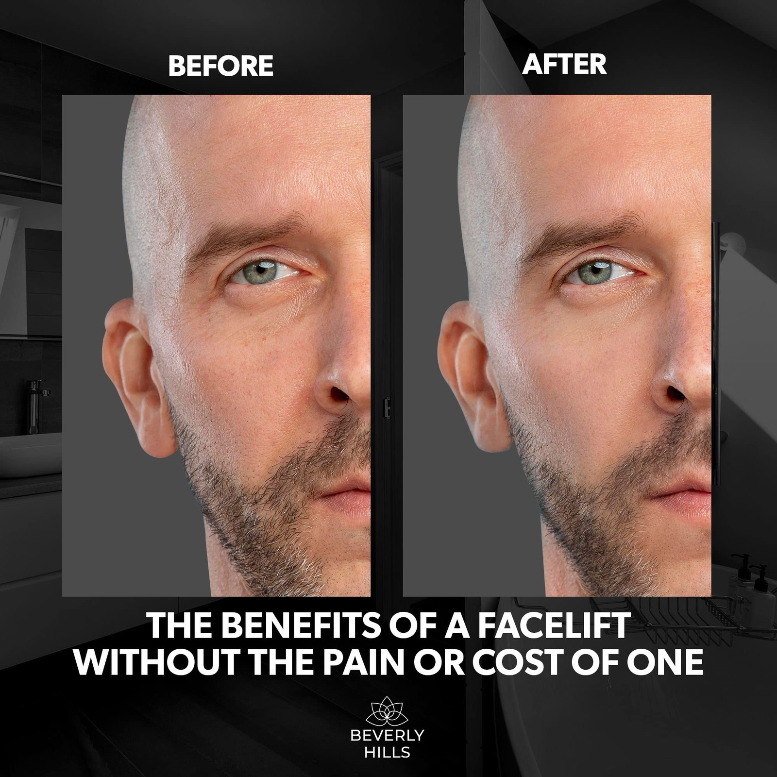 Beverly Hills Mens Instant Facelift and Eye Serum 1 Fl Oz (Pack of 1)