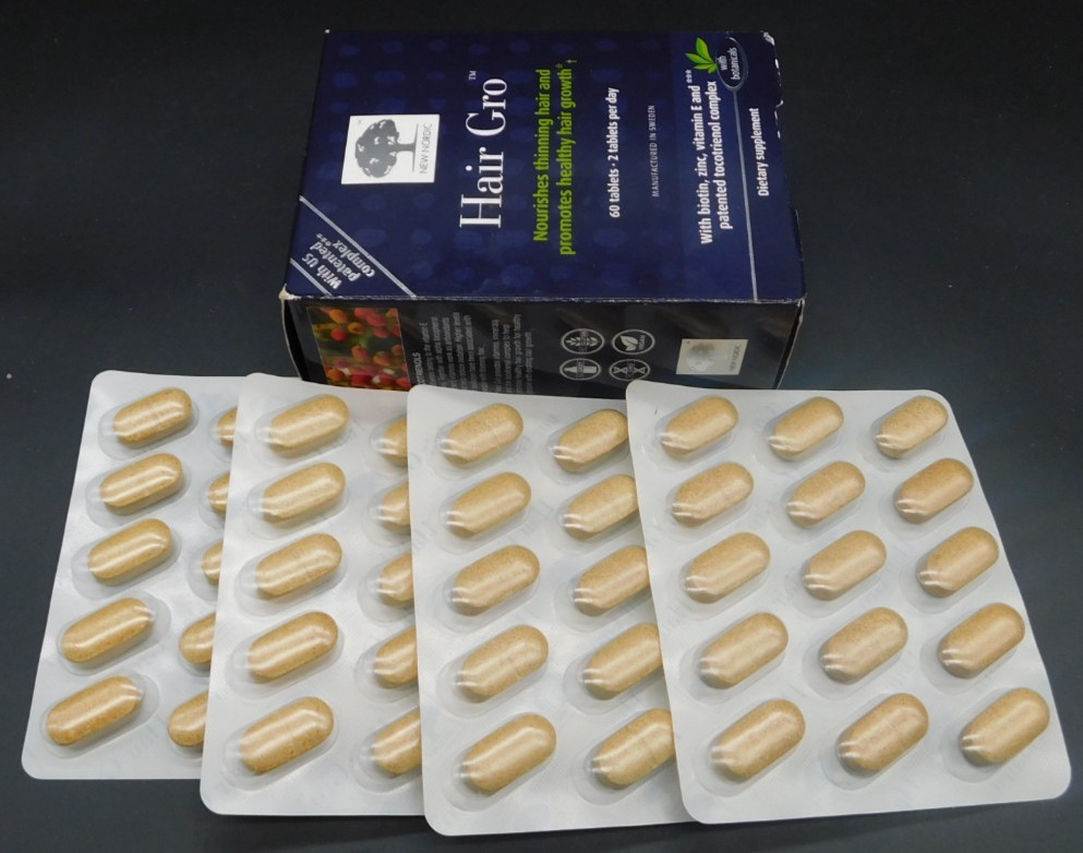 New Nordic Hair Gro Dietary Supplement 60 TABS EACH EXP:11/26+ New & Sealed