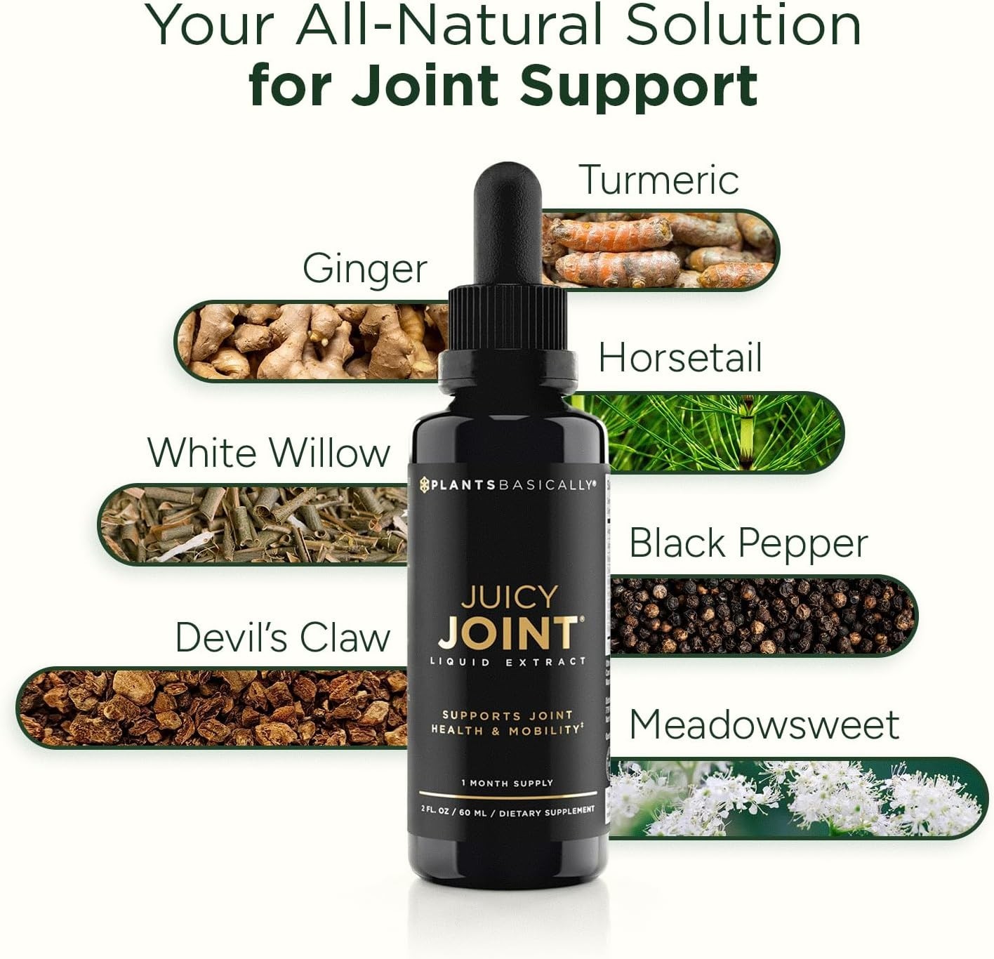 Juicy Joint Extract -100% Plant-Based Joint Support Supplements for Women & M…