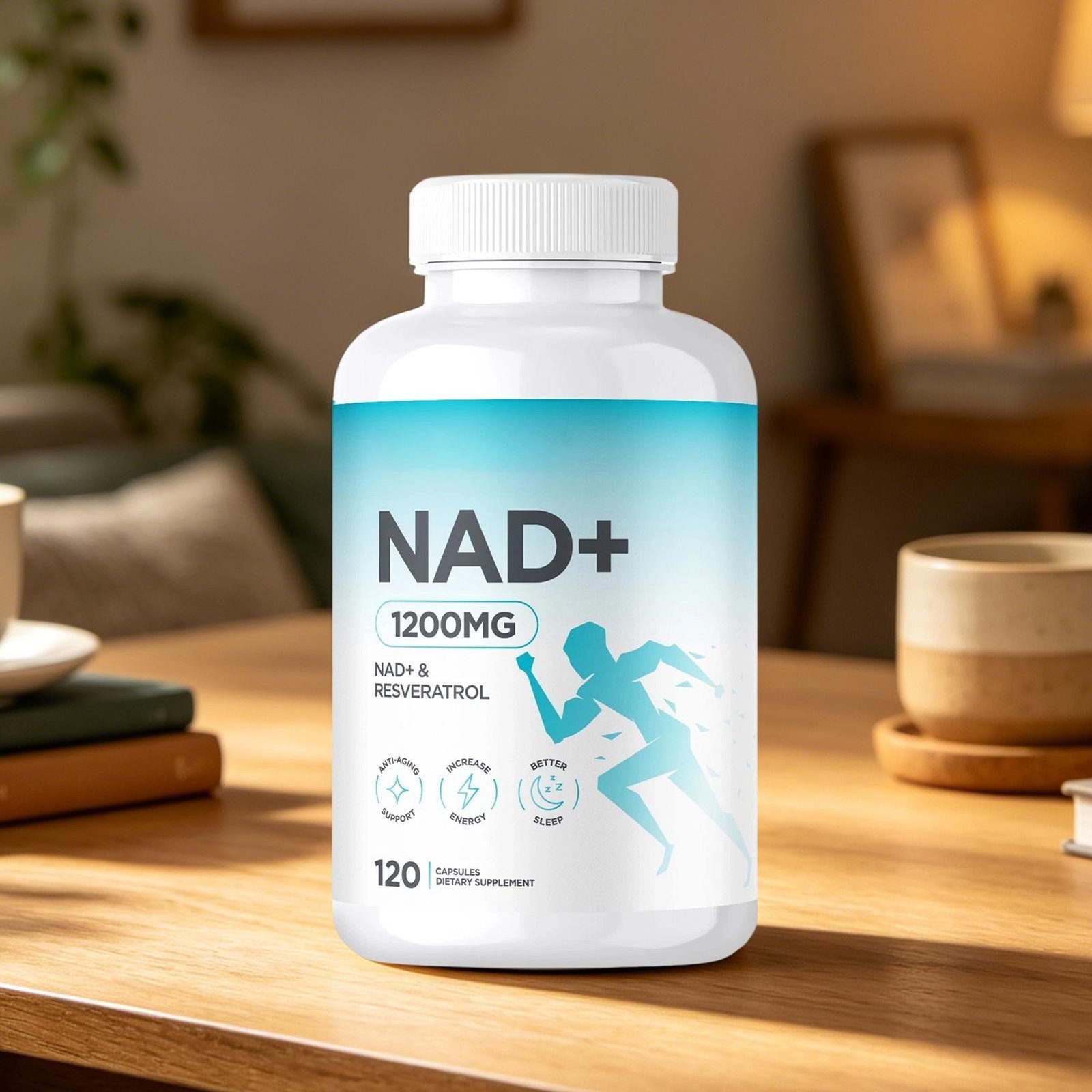 Max Strenght NAD+ Supplement ,1200MG ,120 Capsules ,Increase NMN Levels