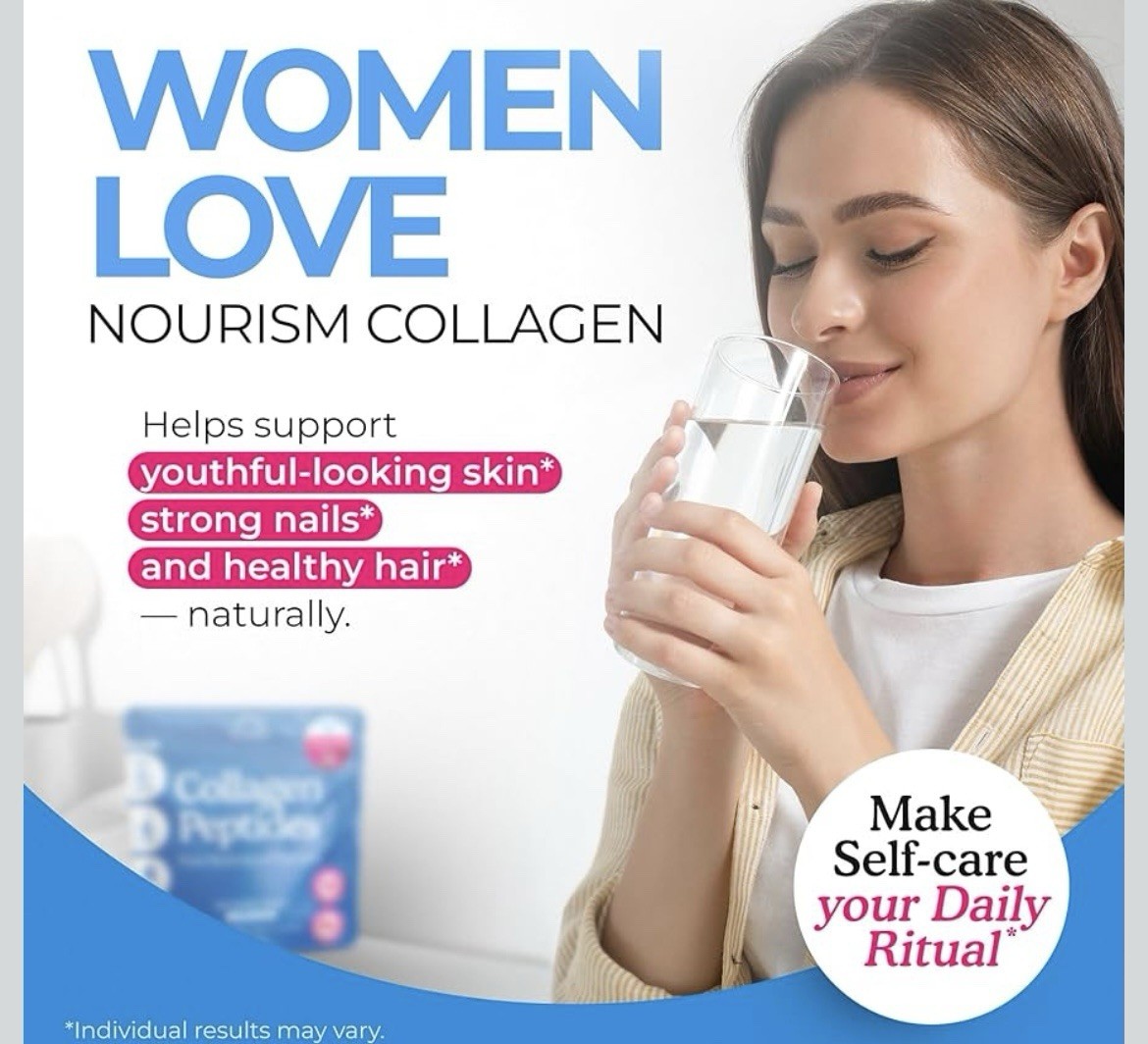 Collagen Peptides Powder for Women & Men Types I & III Grass-Fed Kosher 4.93 Oz