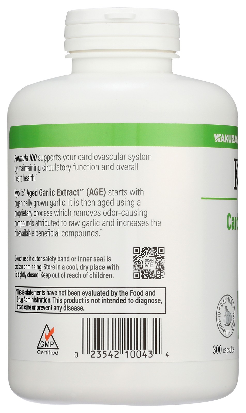 Kyolic Cardiovascular Health Aged Garlic Extract Formula 100 300 Capsules 2 Pack