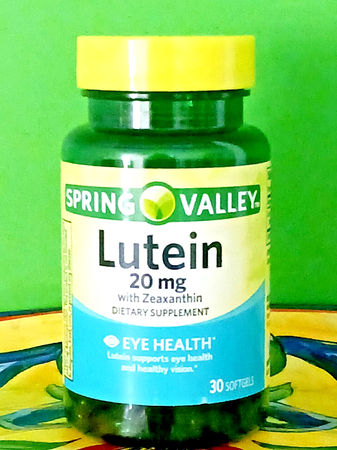 SPRING VALLEY LUTEIN W/ ZEAXANTHIN 20mg * 30 SOFTGEL CAPSULES * EXP 03/26 * NEW