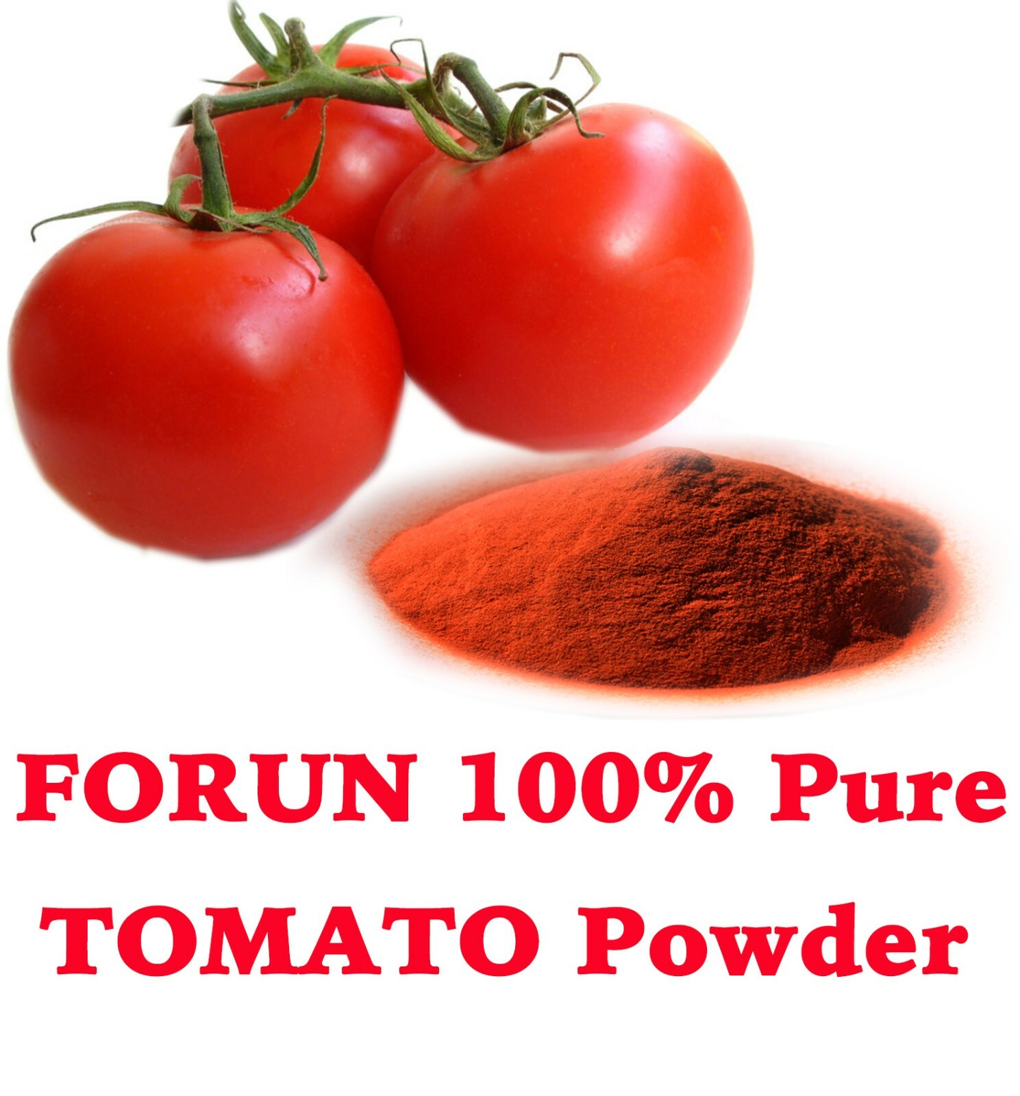 FORUN Organic Pure Tomato Powder 2KG – Fresh Red, Tasty Flavour