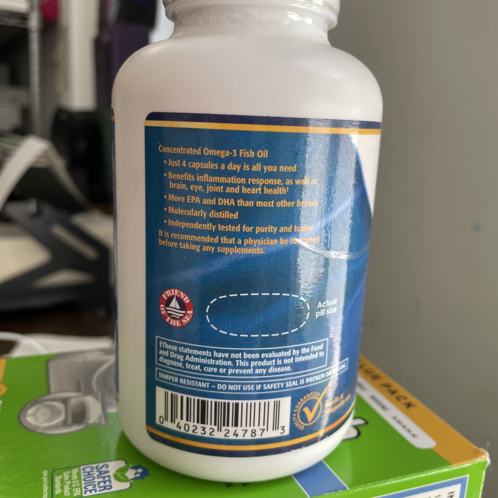 Res-Q O3 Max Omega-3 Fish Oil for Heart & Brain Health 120 Sftgl Free Ship New