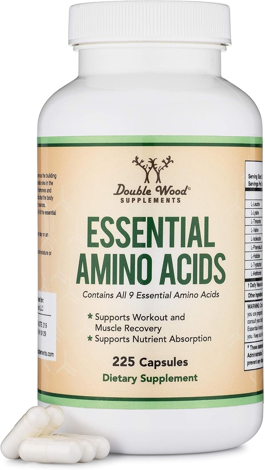 225 Capsules of Essential Aminos & BCAAs – Enhance Recovery and Fuel Performance