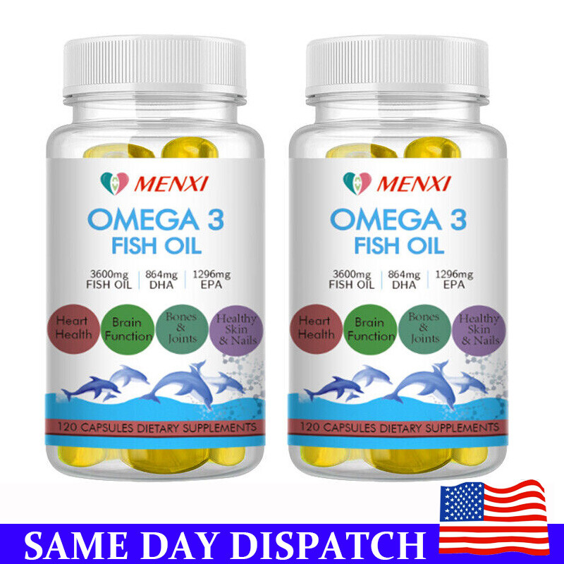 Omega 3 Fish Oil 240 Capsules 3x Strength 2500mg EPA & DHA, Highest Potency NEW
