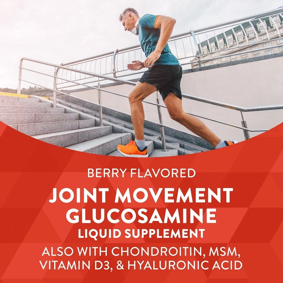 6 Pack – Nature’s Way Joint Movement Glucosamine Liquid, 33.8 fl. oz.