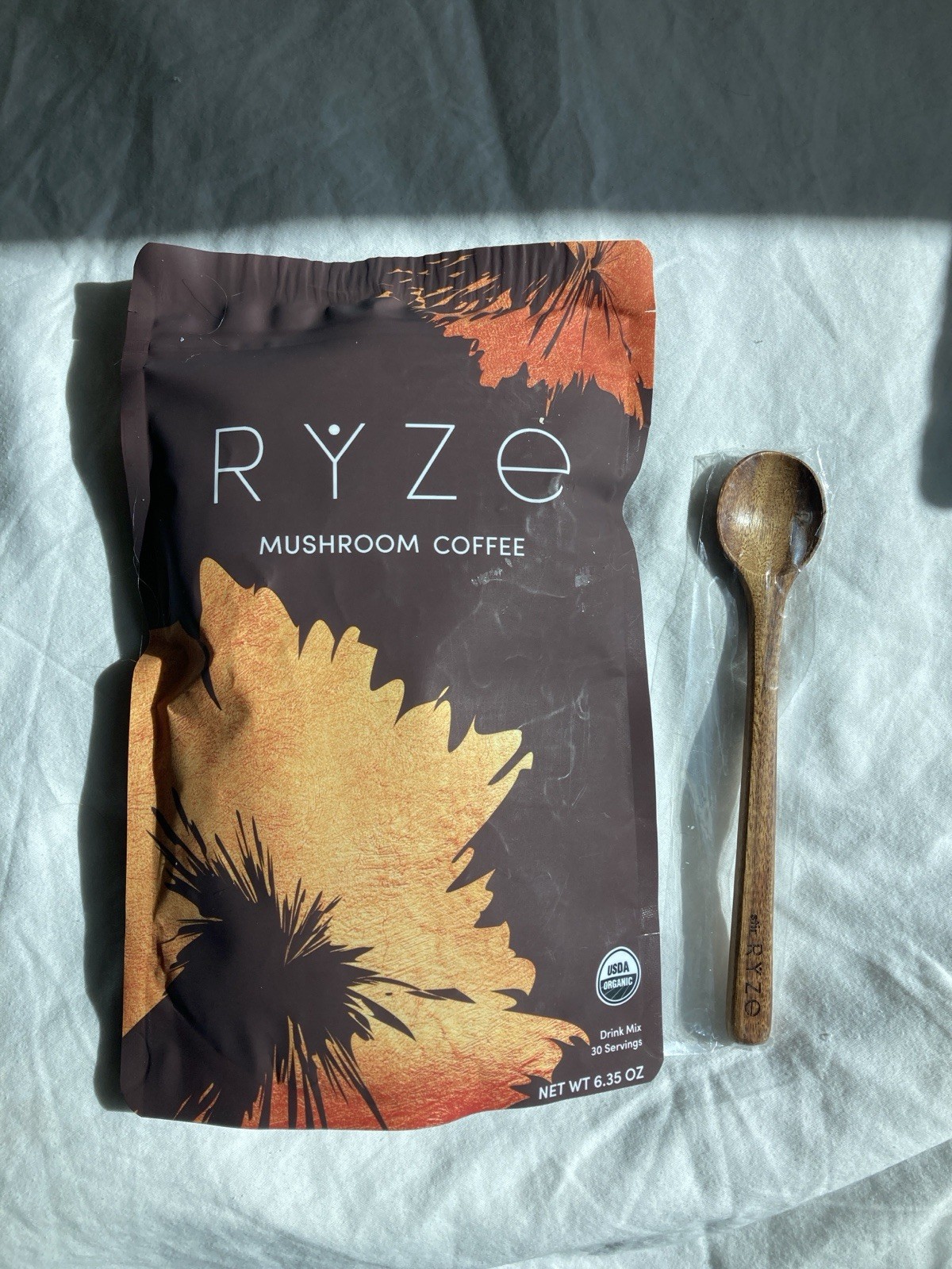 RYZE Mushroom Coffee USDA Organic with 6 Adaptogenic Mushrooms 30 servings New