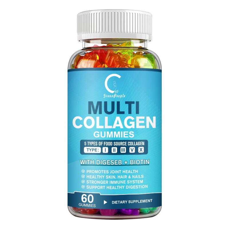 Collagen Vitamin Gummies for Hair, Skin, and Nails, Premium Collagen Supplement