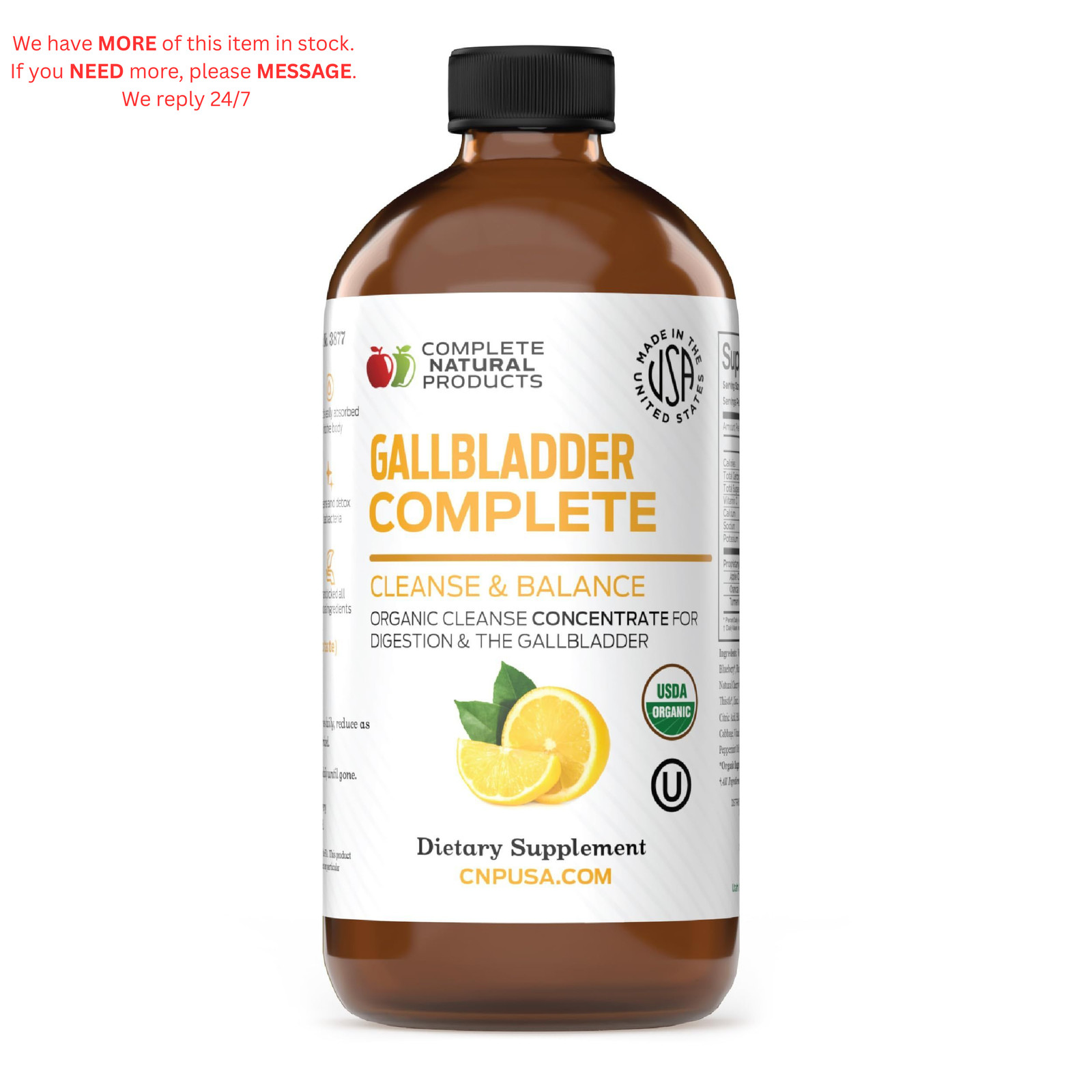 Gallbladder Complete Stone Breaker Liquid 8oz – Organic 8 Fl Oz (Pack of 1)