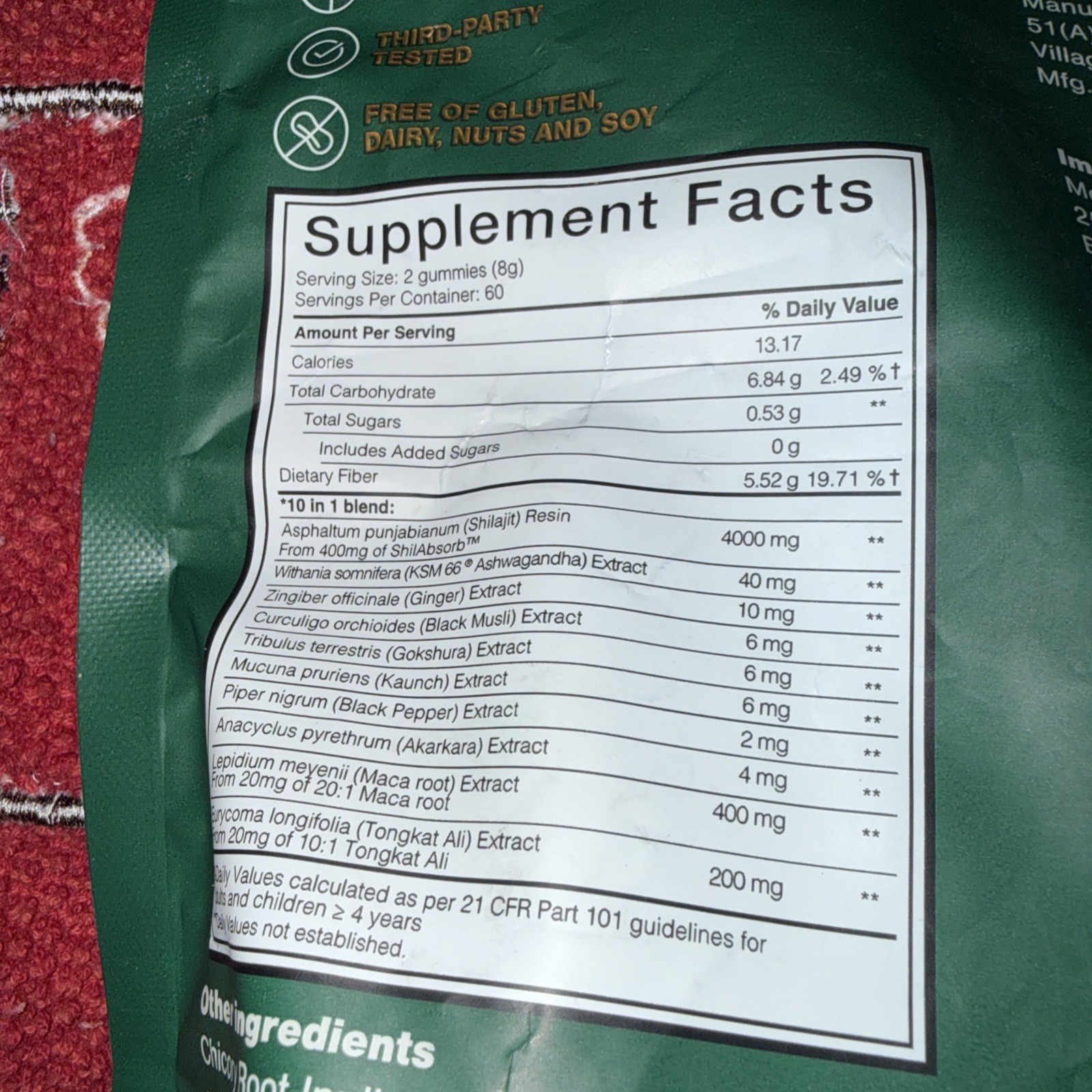 Root Labs 10 In 1 Alpha Gummies 16.93 oz Exp. 3/2027 ~ 120 Gummies