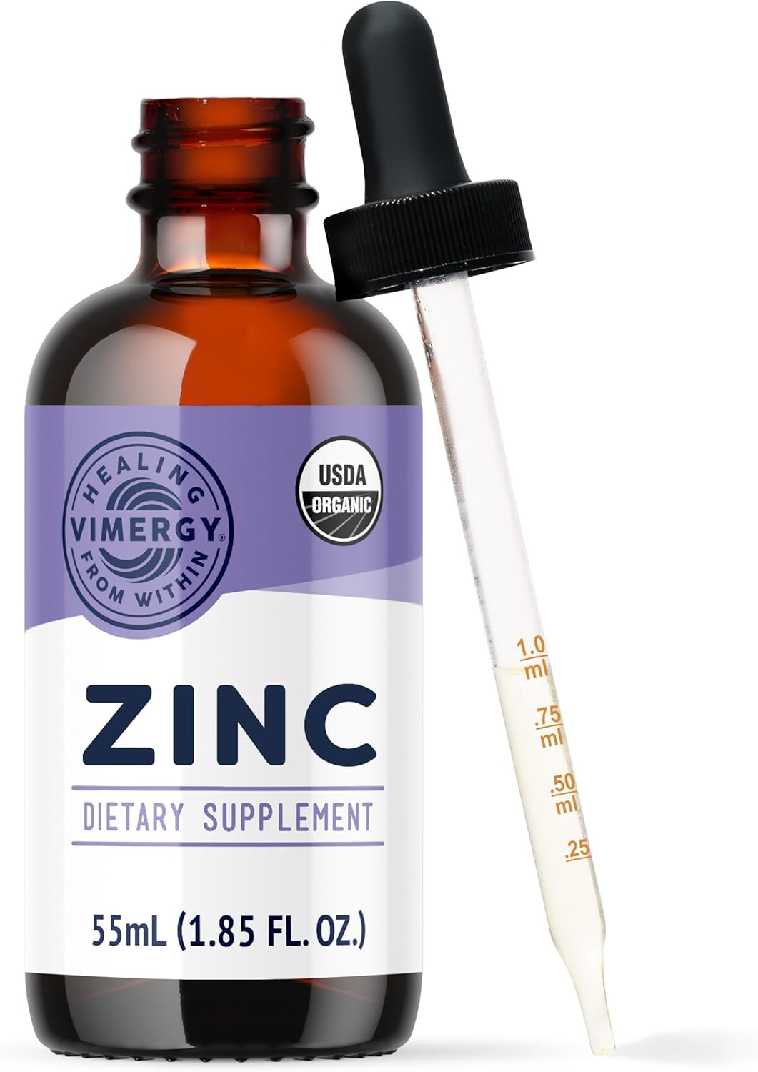 Organic Zinc Supplements for Women & Men (7.5Mg Liquid Zinc per Serving) Fast…