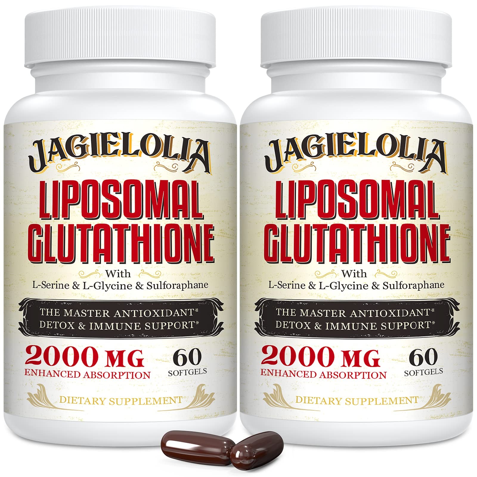 Liposomal Glutathione 2000 mg with L-Serine, L-Glycine & Sulforaphane – Active