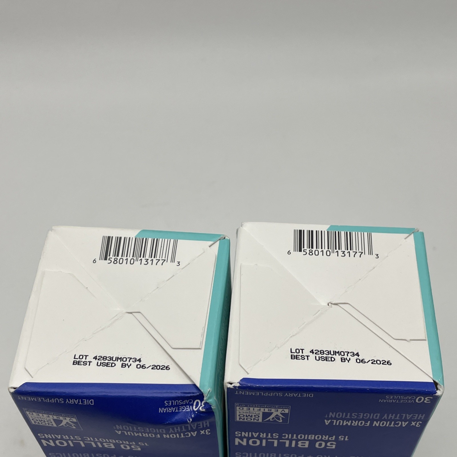 2X Garden of Life Dr. Formulated Probiotic Gas & Bloating 30 Cap Exp 06/26