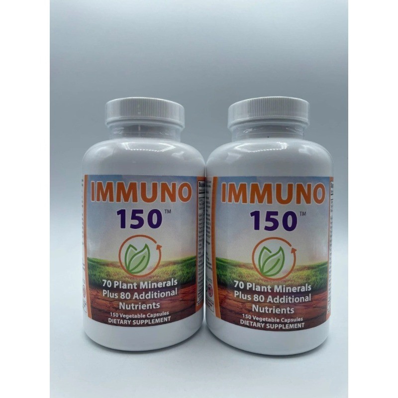 IMMUNO 150 Immune Support 70 Minerals 80 Nutrients 2 Bottles