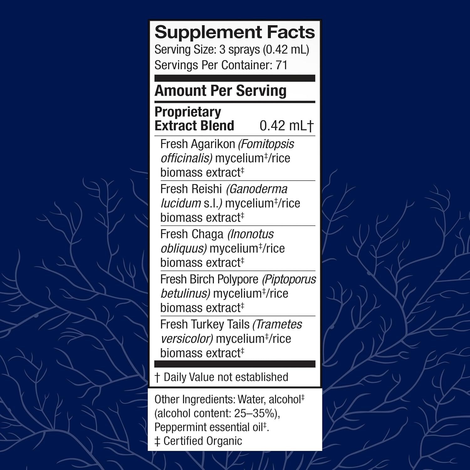Host Defense-MycoShield Spray Peppermint, 0.5 fl oz EXP 5/27