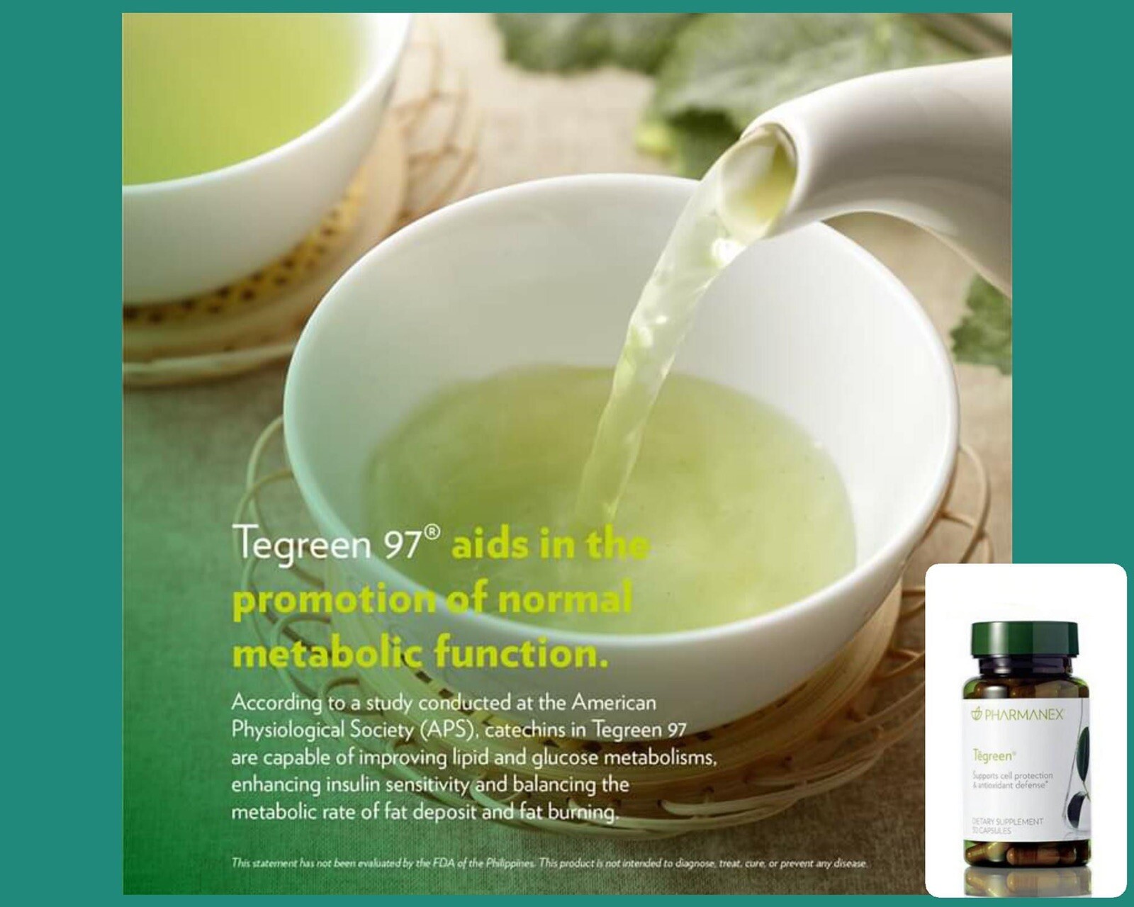 Nu Skin NuSkin Authentic Pharmanex TeGreen 97® (30 COUNT) Exp 2024