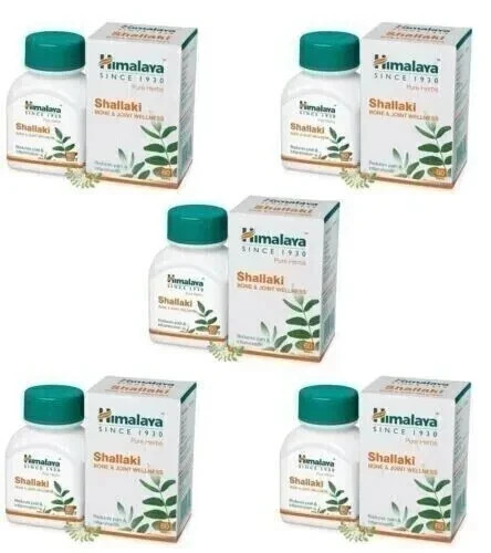 Pack of 5 Himalaya Shallaki Tablets 300 Count-Original Pack