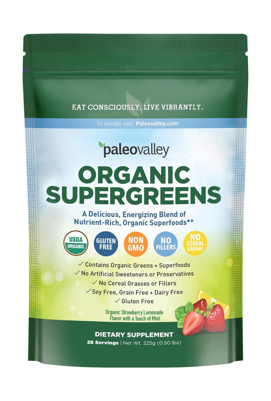 Paleovalley Organic Supergreens – Organic Greens Powder Superfood for Immune …