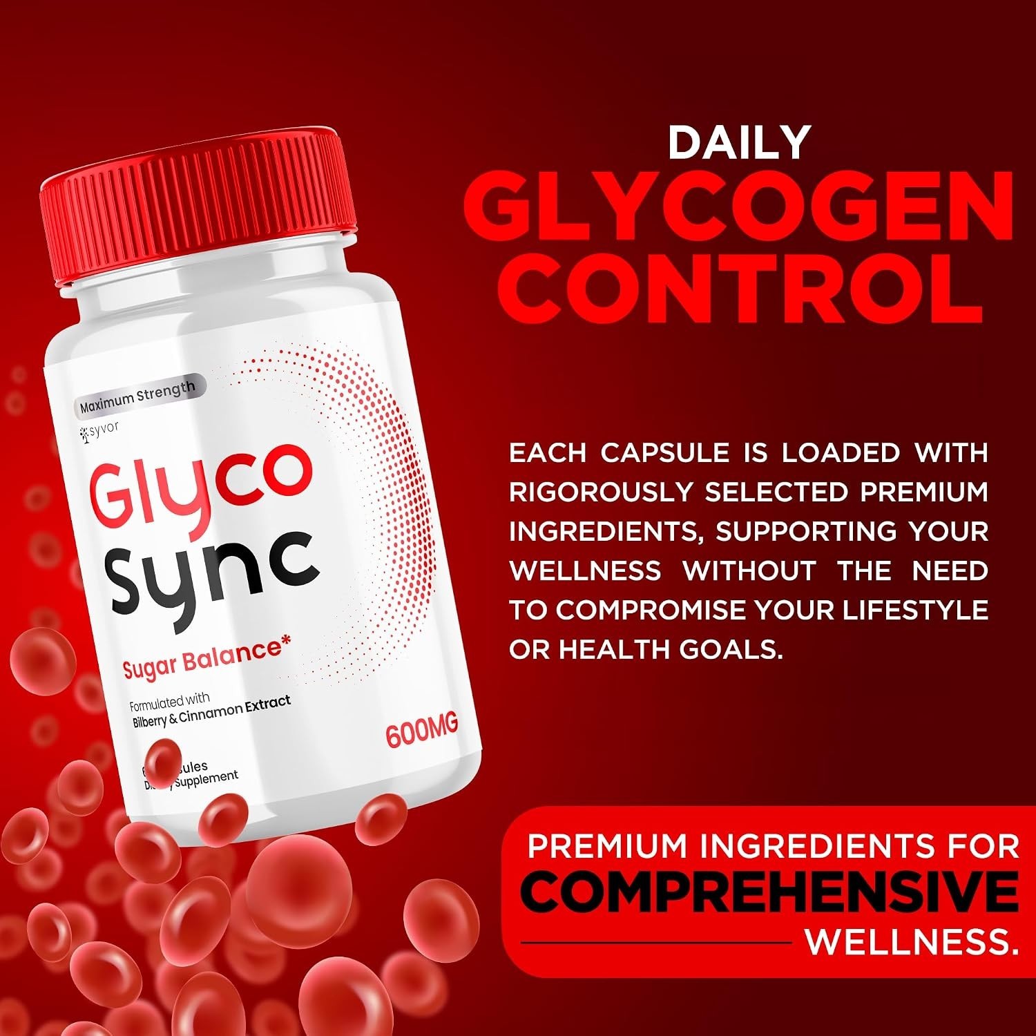 2 Pack Glyco Sync Capsules – Max Strength Joint Health Support, Formula
