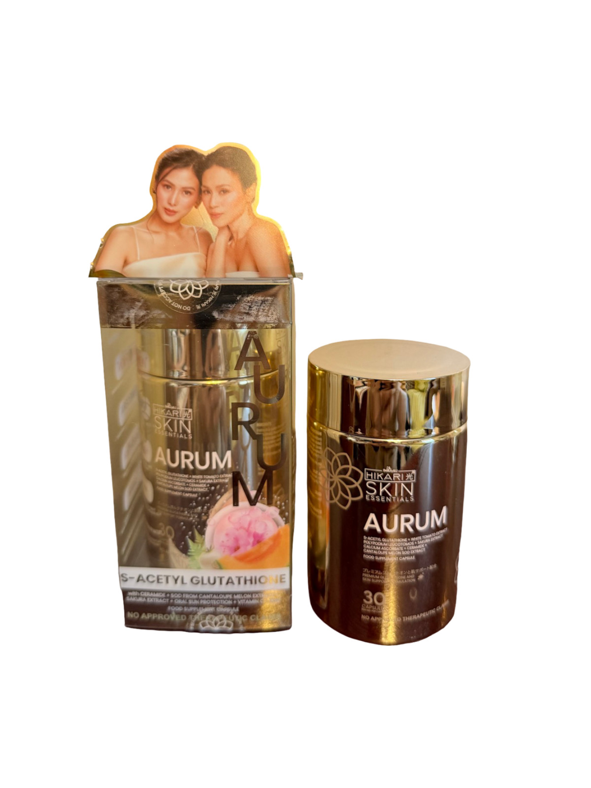 Aurum Hikari Premium Glutathione for Skin Support, 30 Capsules