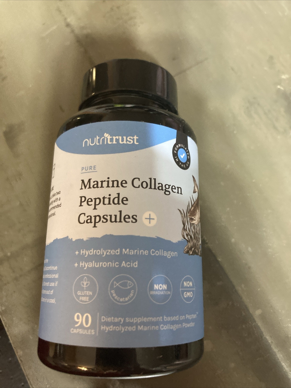 Nutritrust Marine Collagen Peptide Capsules 90 Caps Exp 11/2025