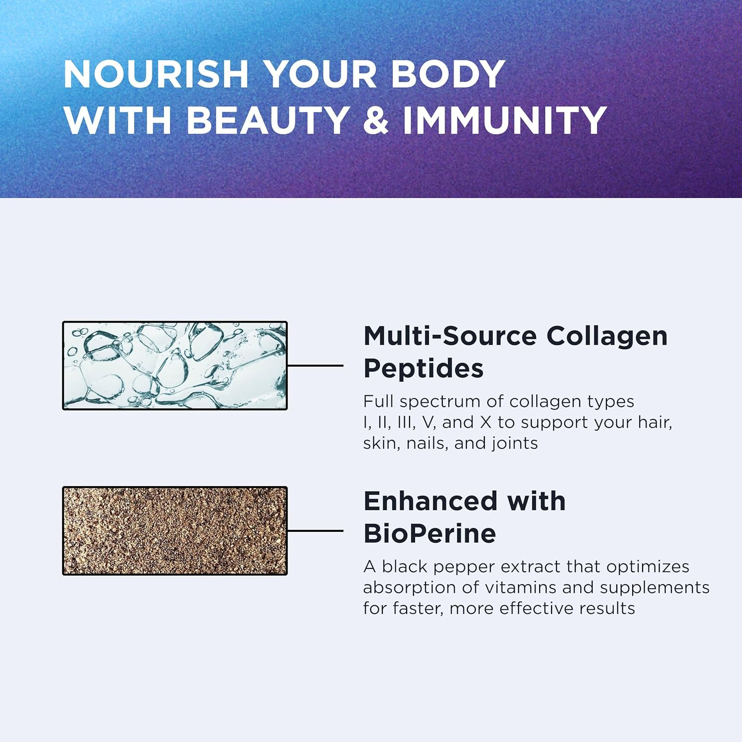 DR. EMIL NUTRITION Multi Collagen Pills – Collagen Supplements to Support Hair,