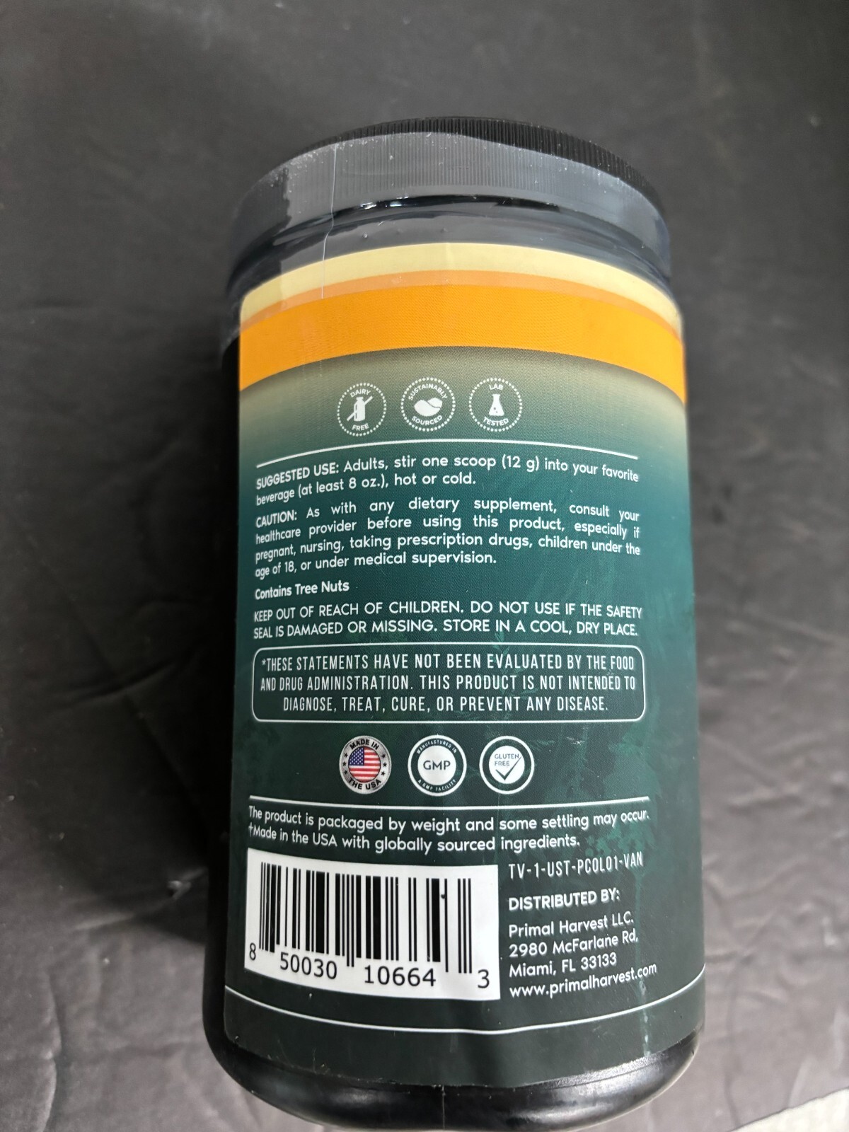 PrimalHarvest Primal Collagen, 12.69 oz Exp 08/26