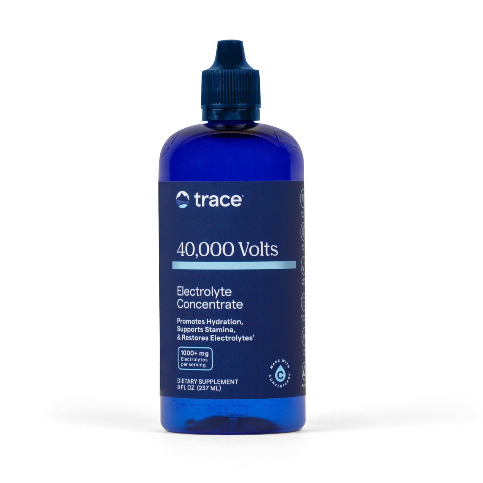 Trace Minerals 40,000 Volts – Supports Hydration, Energy, Muscles, Stamina, and